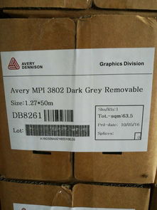 艾利3802可移黑膠車貼代理，工廠招商批發火熱進行中